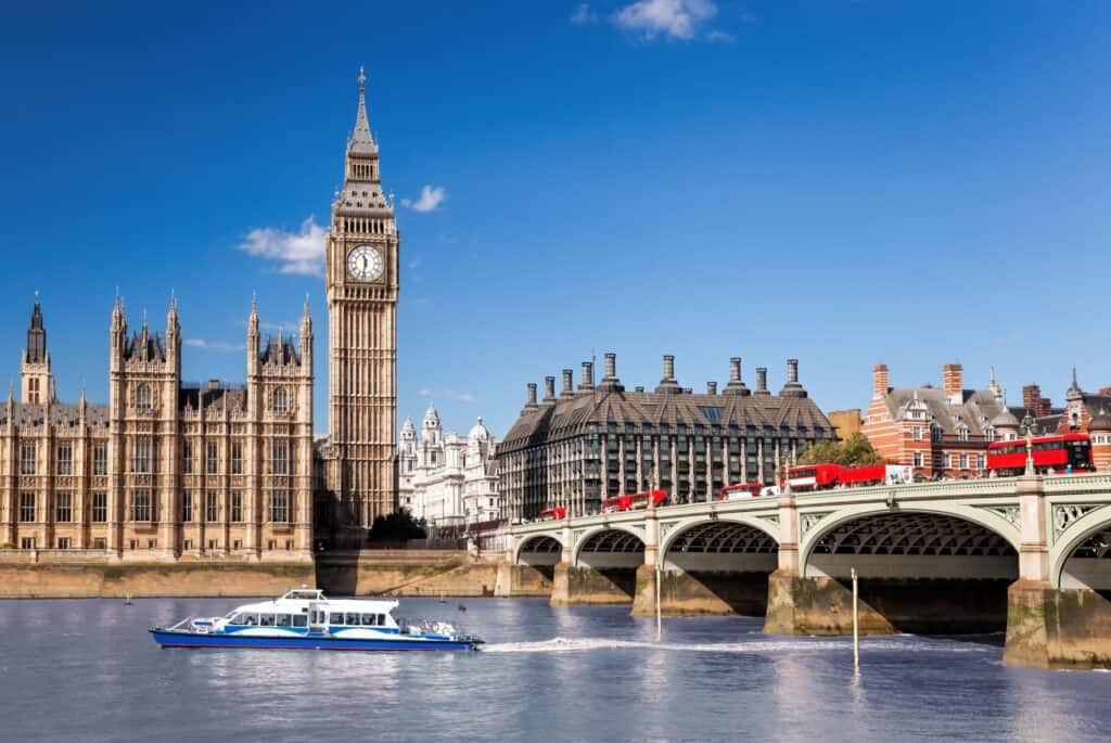 Croisière sur la Tamise de Westminster à Greenwich