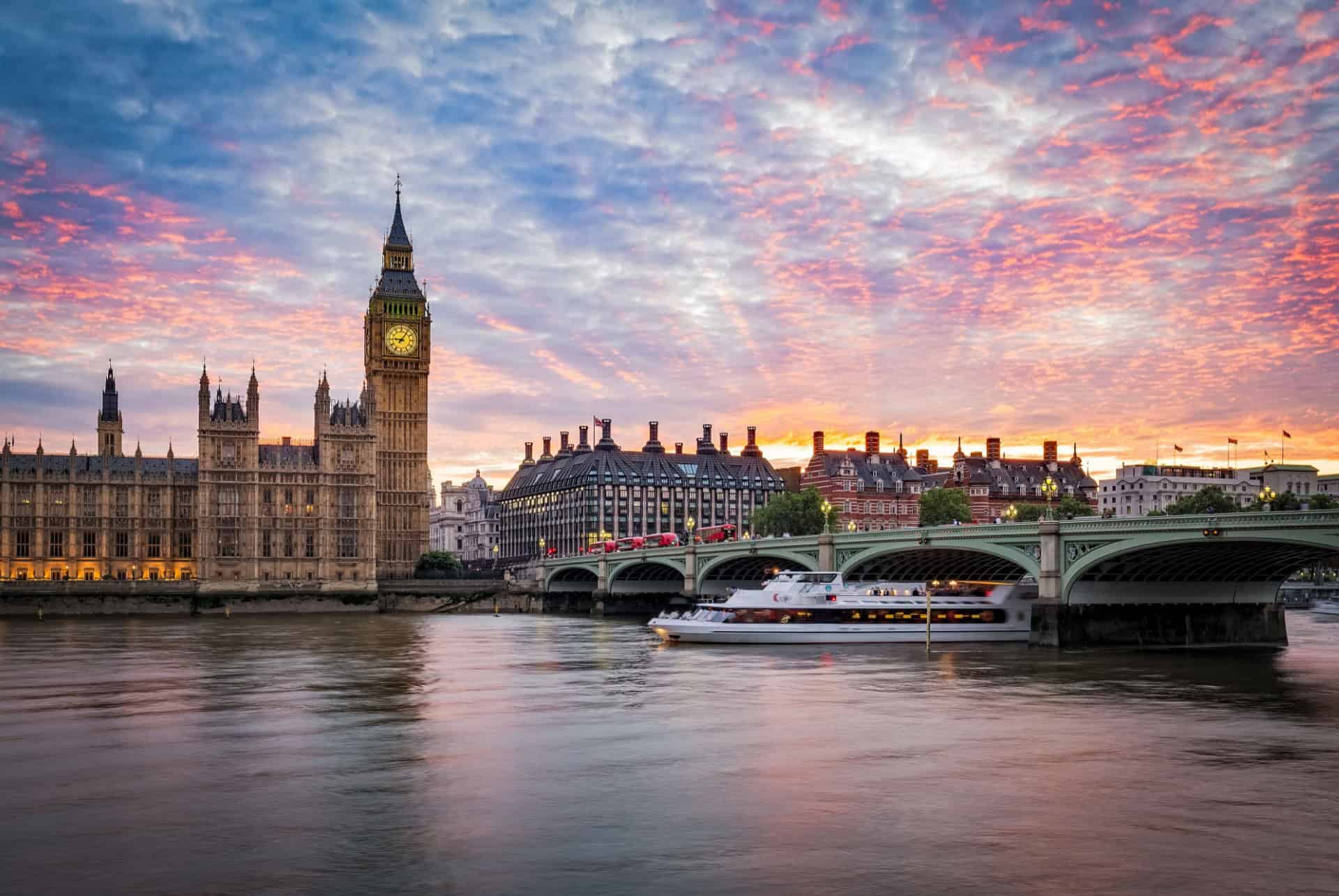 croisiere sur la tamise londres en juin