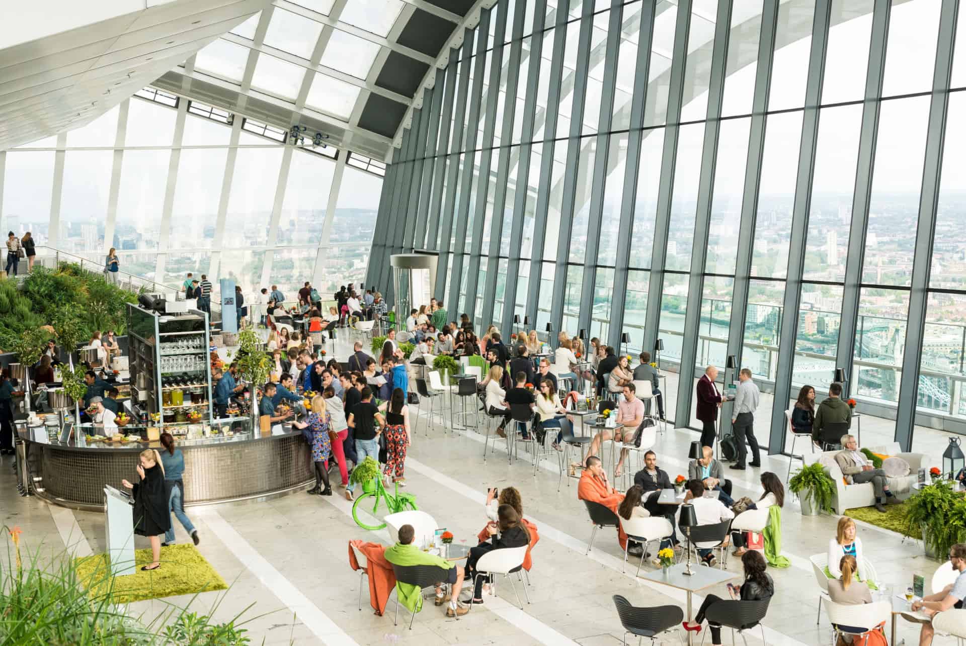 bar sky garden londres