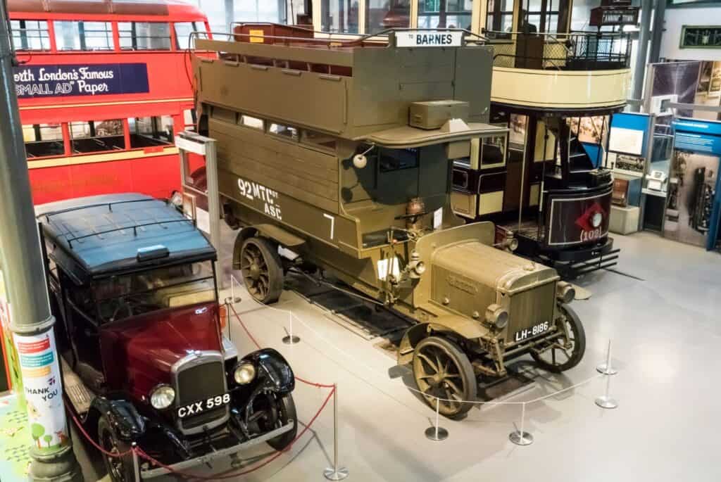 Billet d'entrée au Musée des transports de Londres