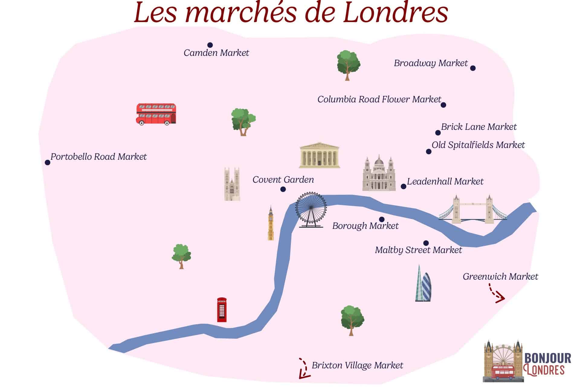maps marches londres