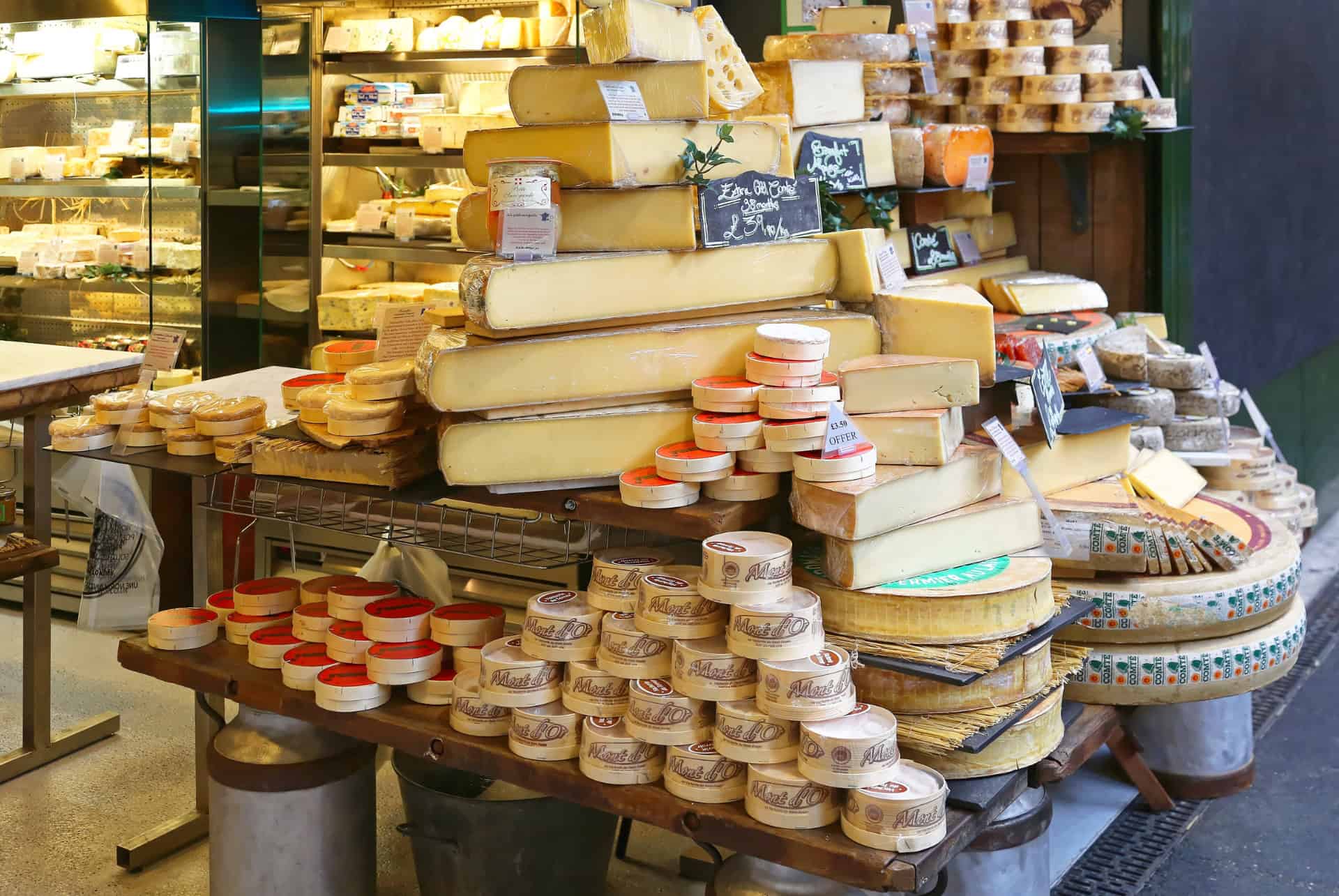 borough market etal de fromage