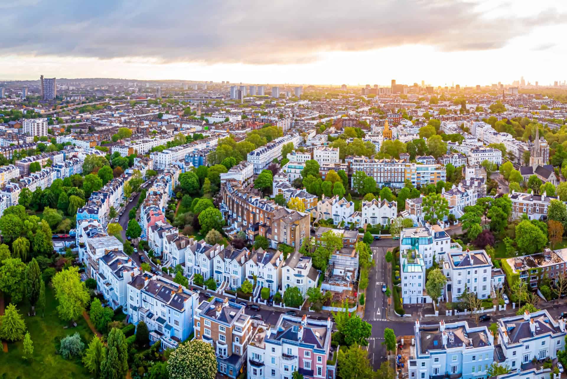 ou dormir a notting hill vue aerienne