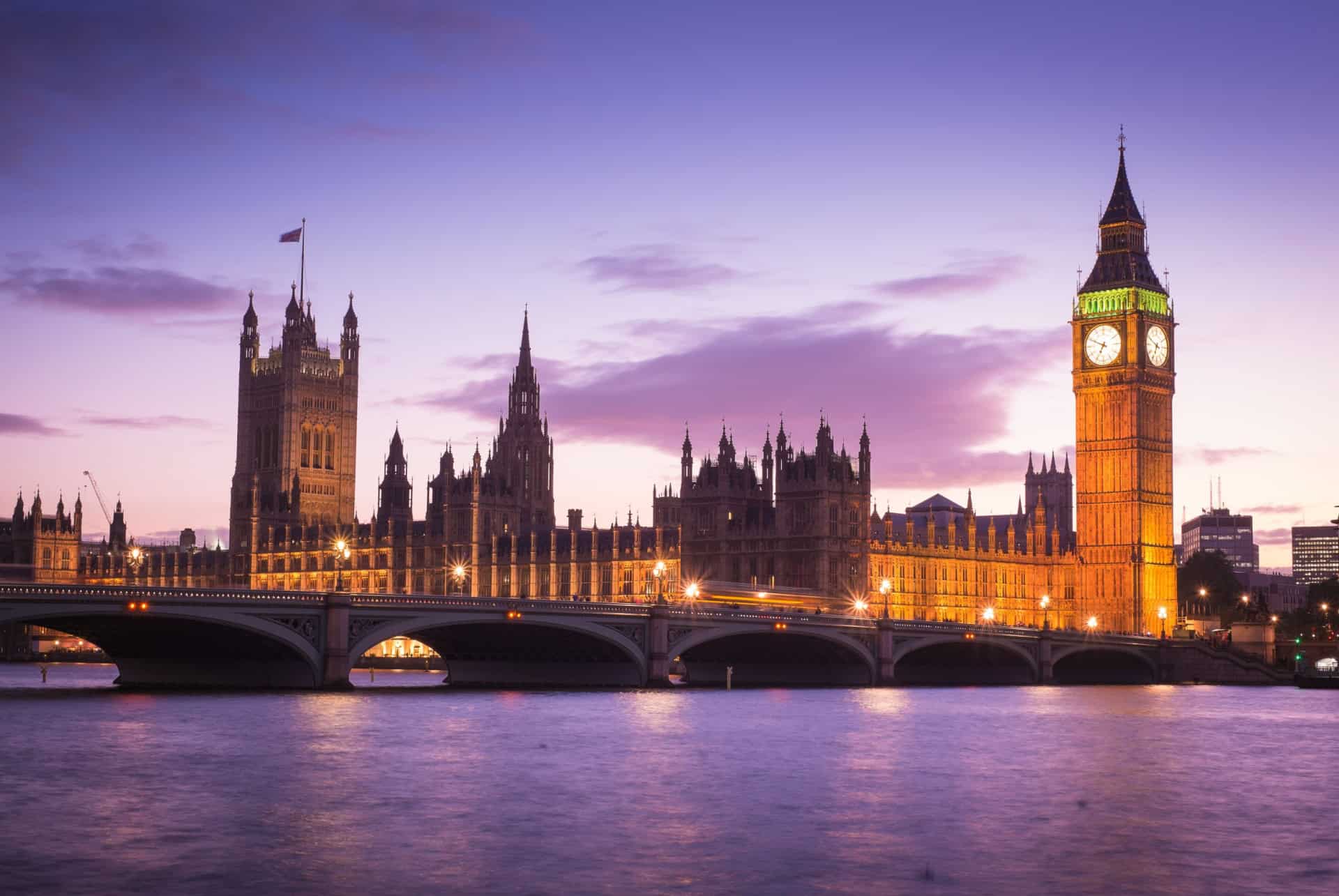 westminster de nuit
