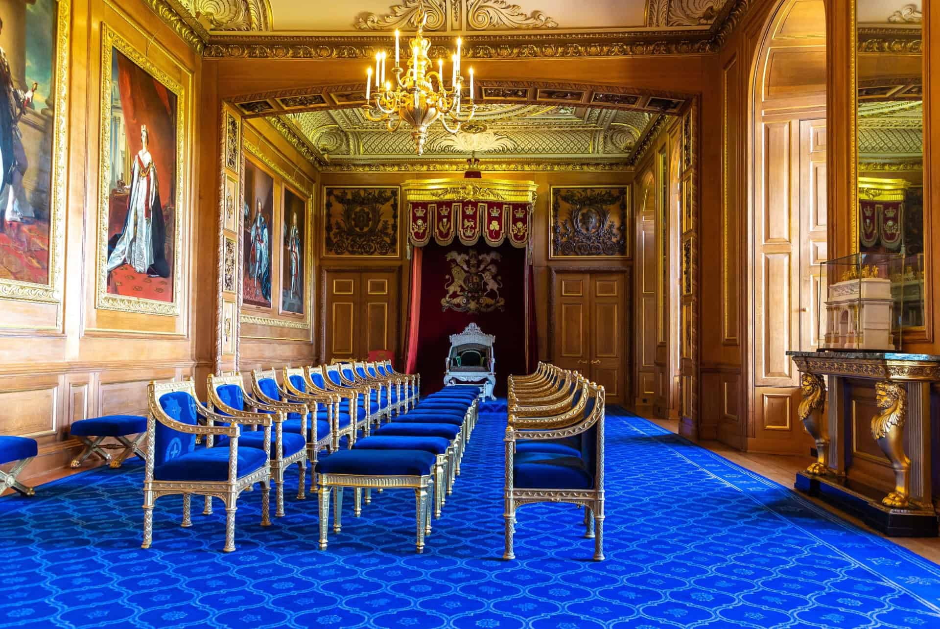 salle du throne chateau windsor