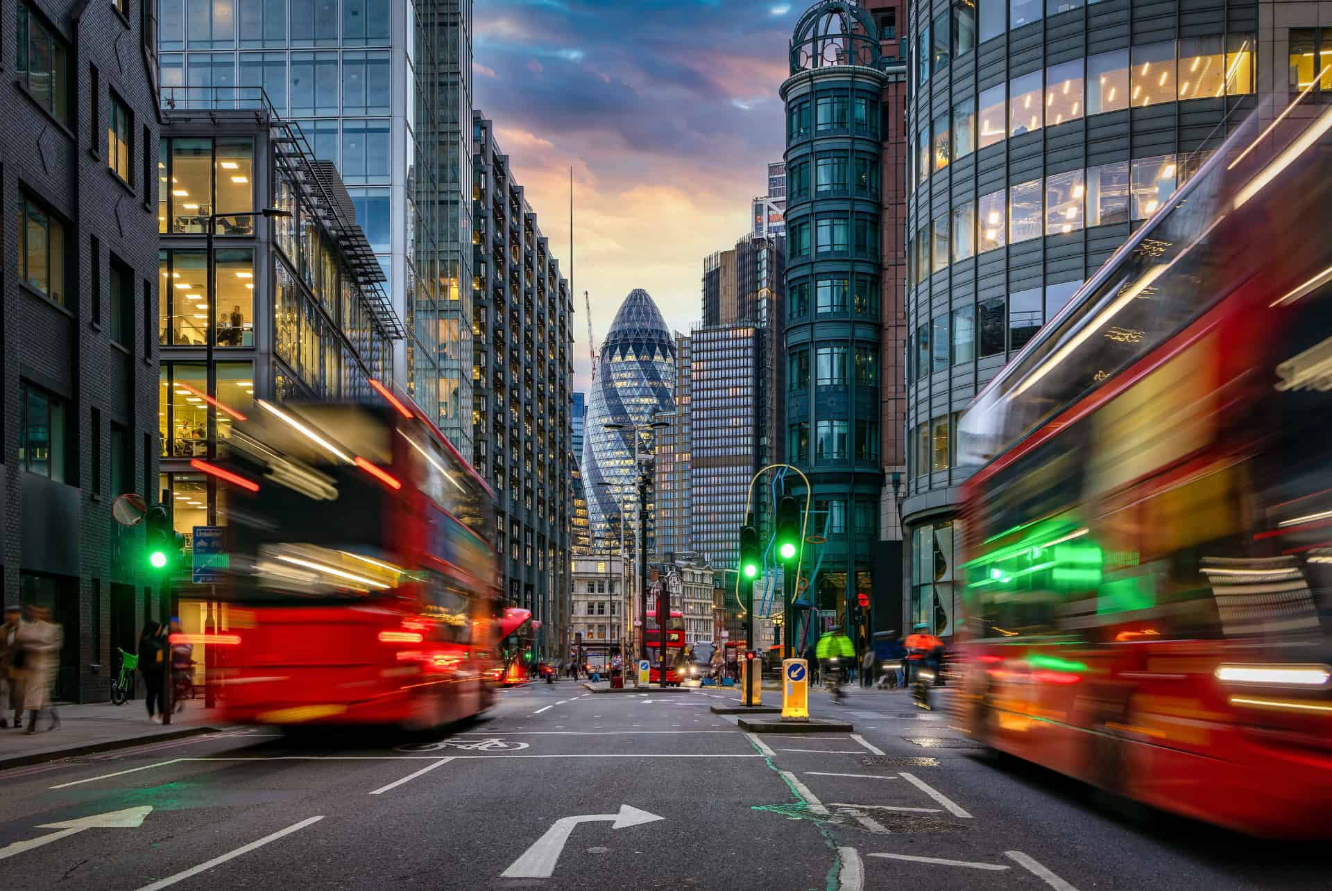 londres centre ville de nuit