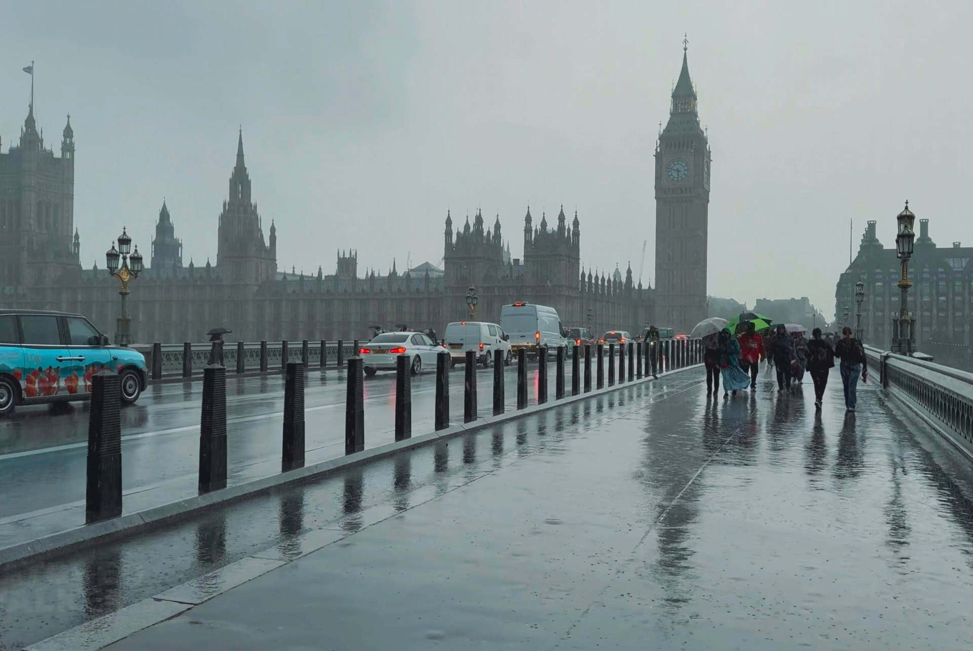 visiter londres sous la pluie
