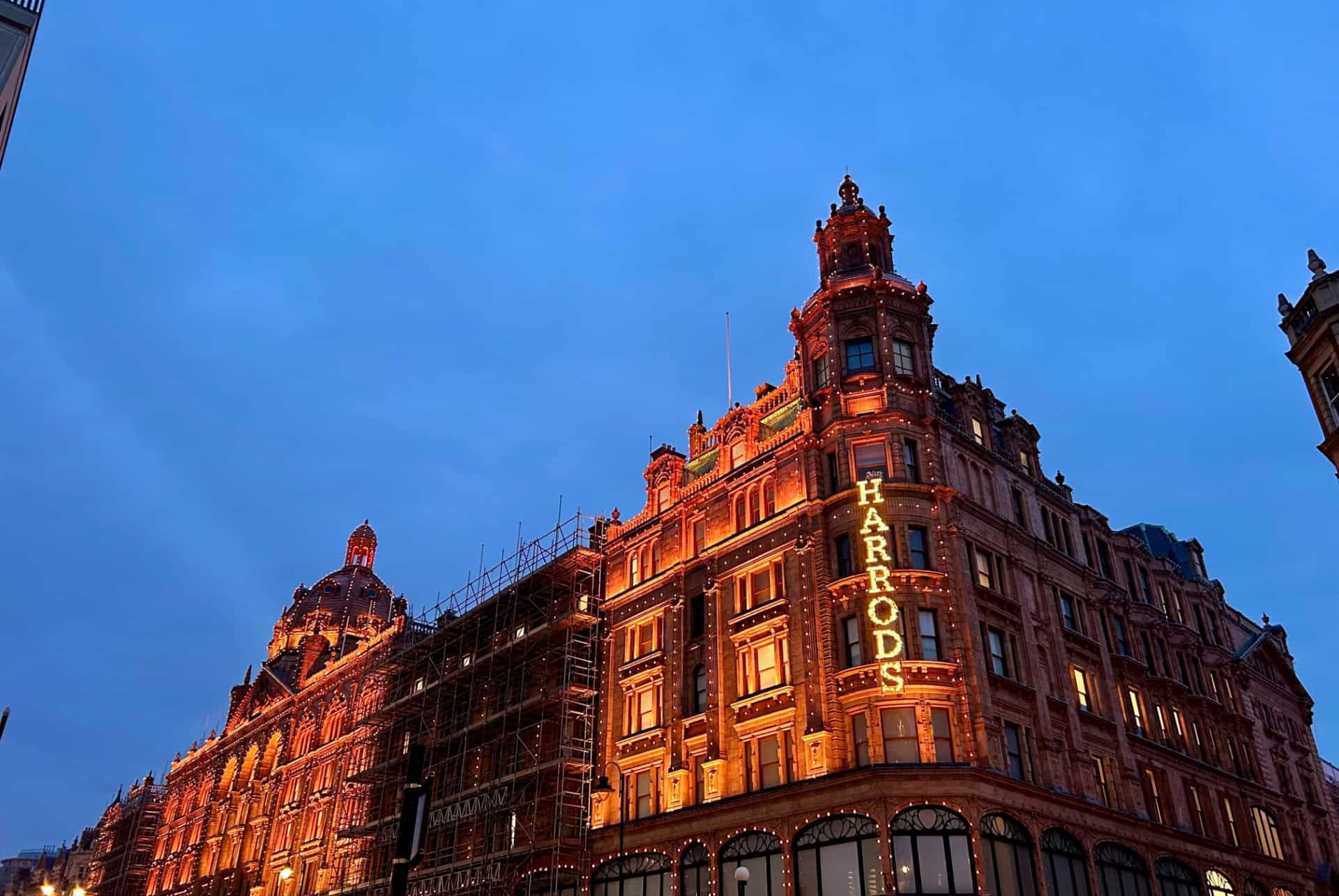 harrods magasin londres