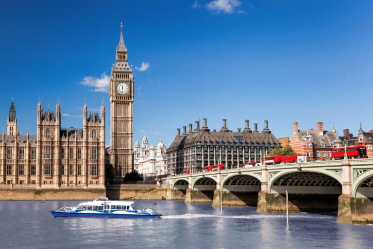 Croisière sur la Tamise de Westminster à Greenwich
