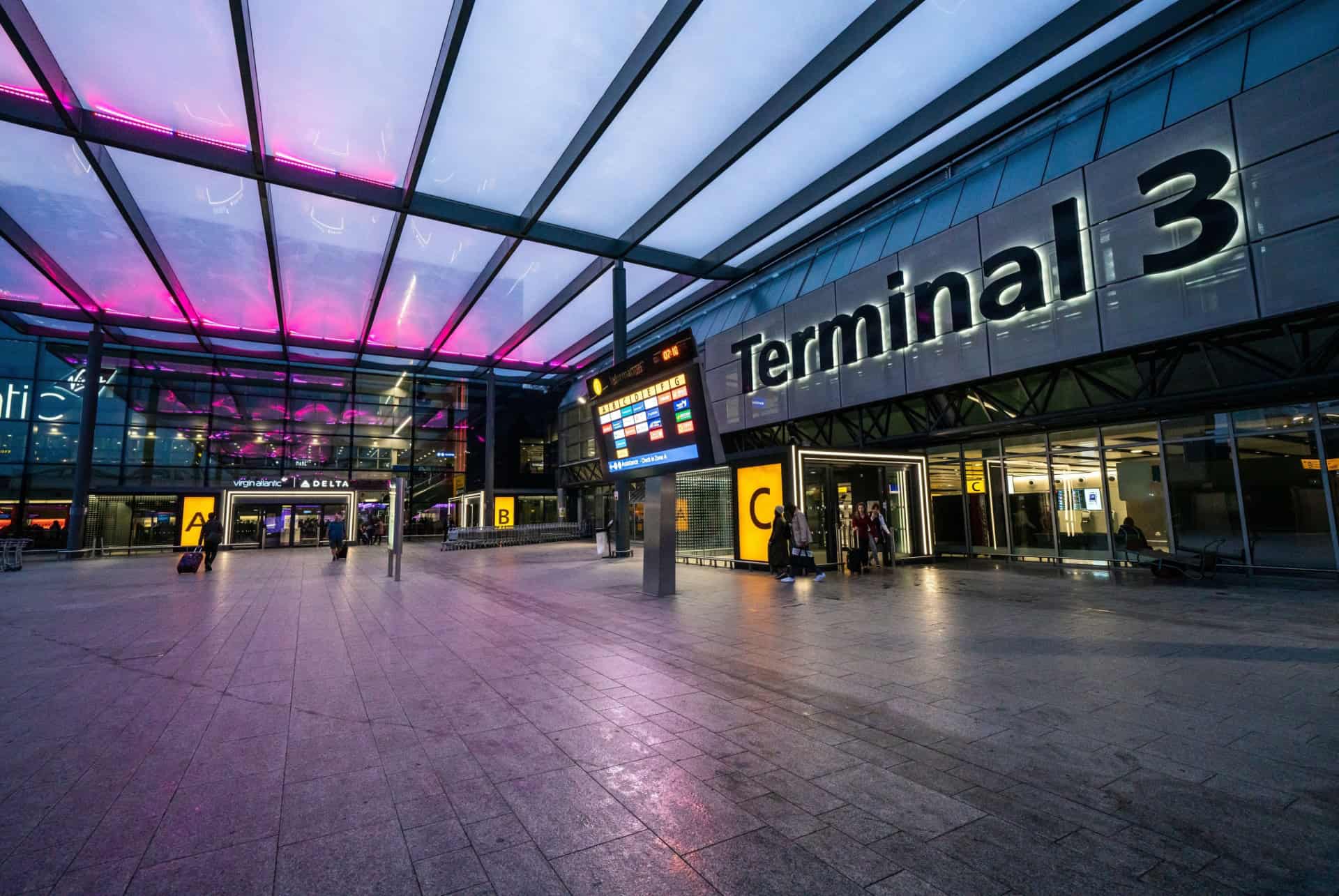 terminal 3 aeroport heathrow londres