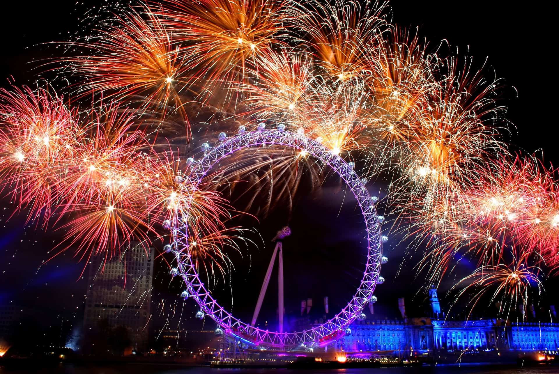 nouvel an feux artifices