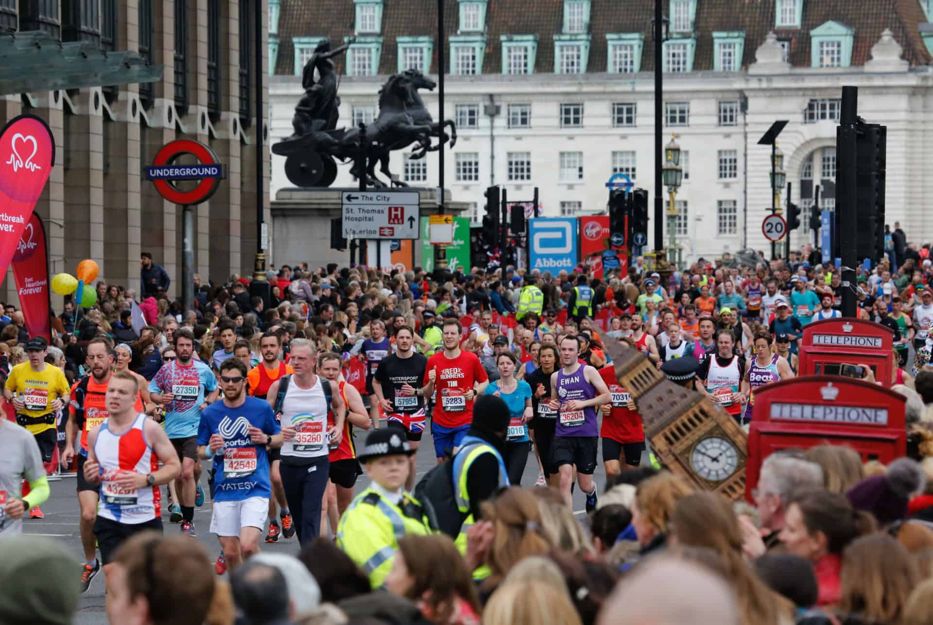 marathon de londres en avril