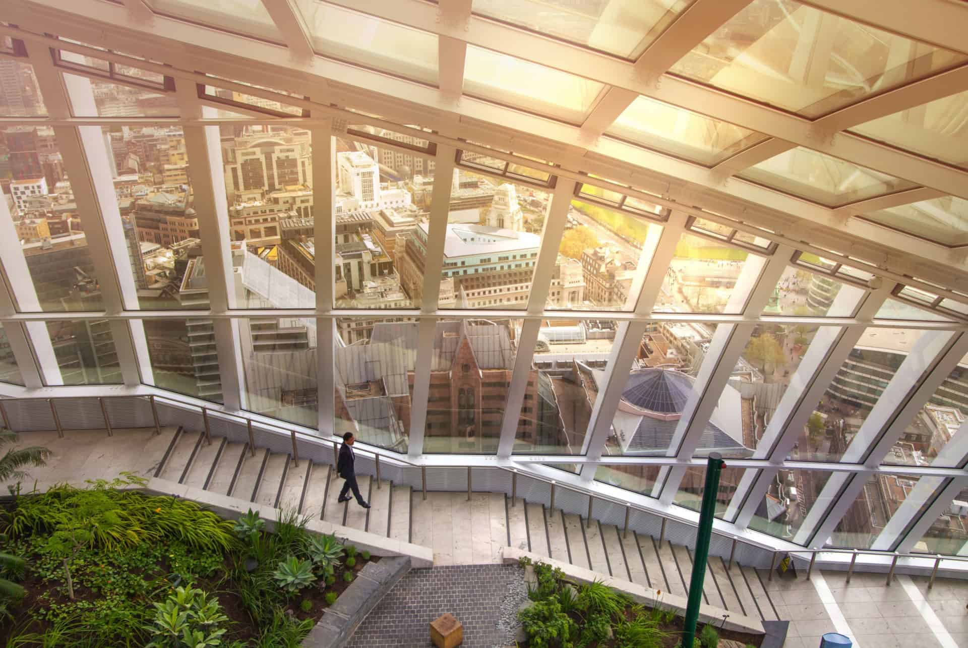 lever de soleil depuis sky garden