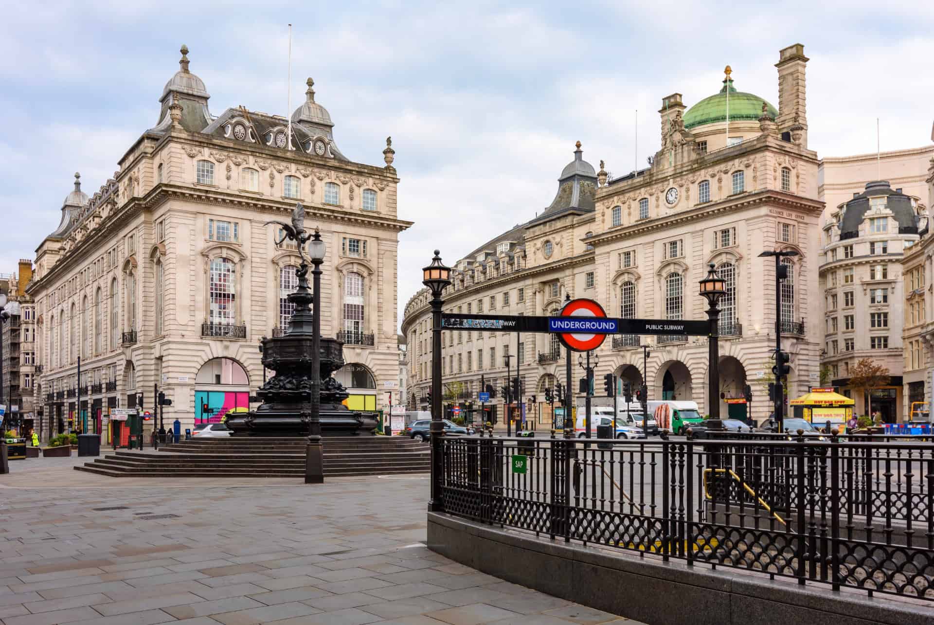 londres en automne picadilly circus
