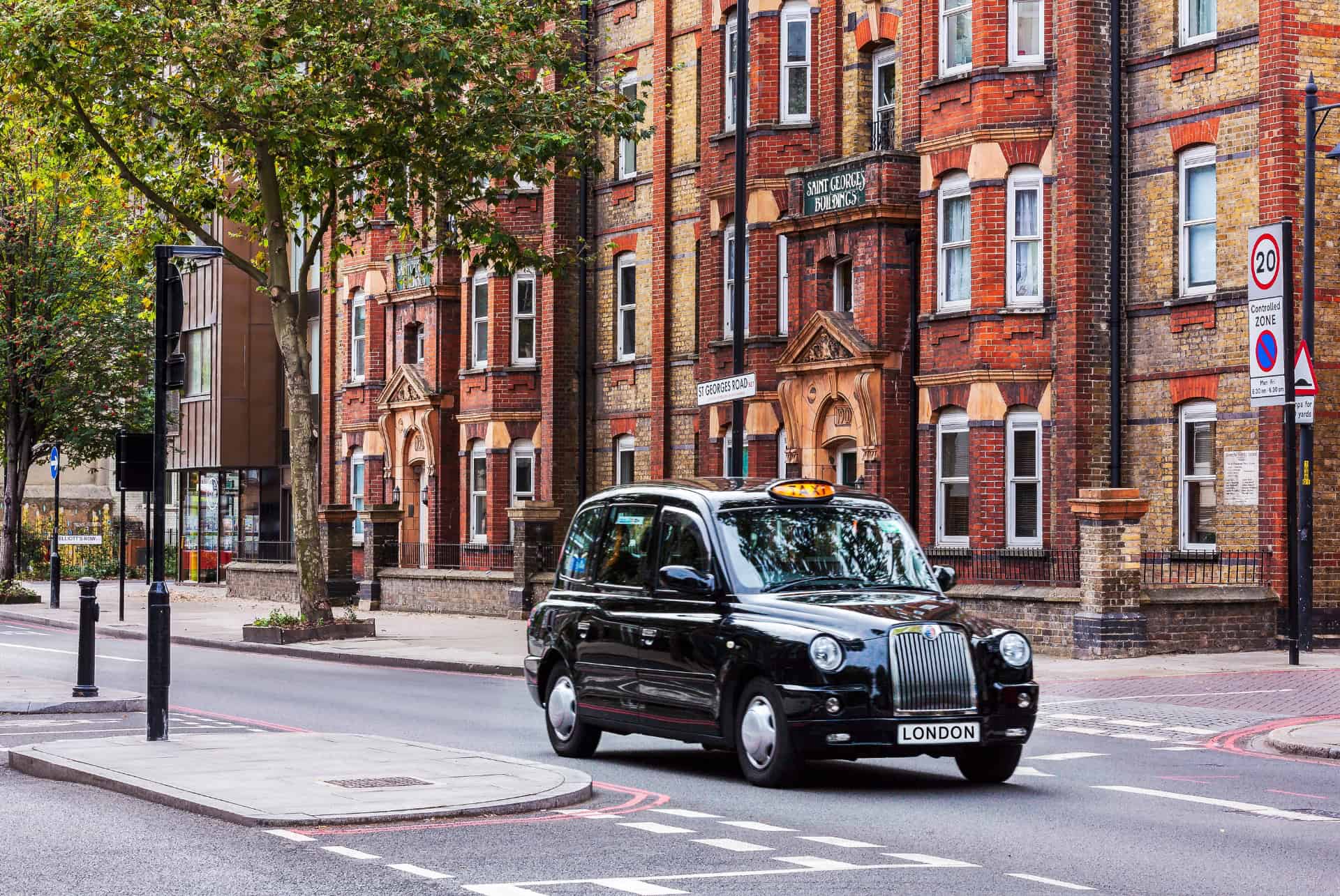 black cab londres depuis la france