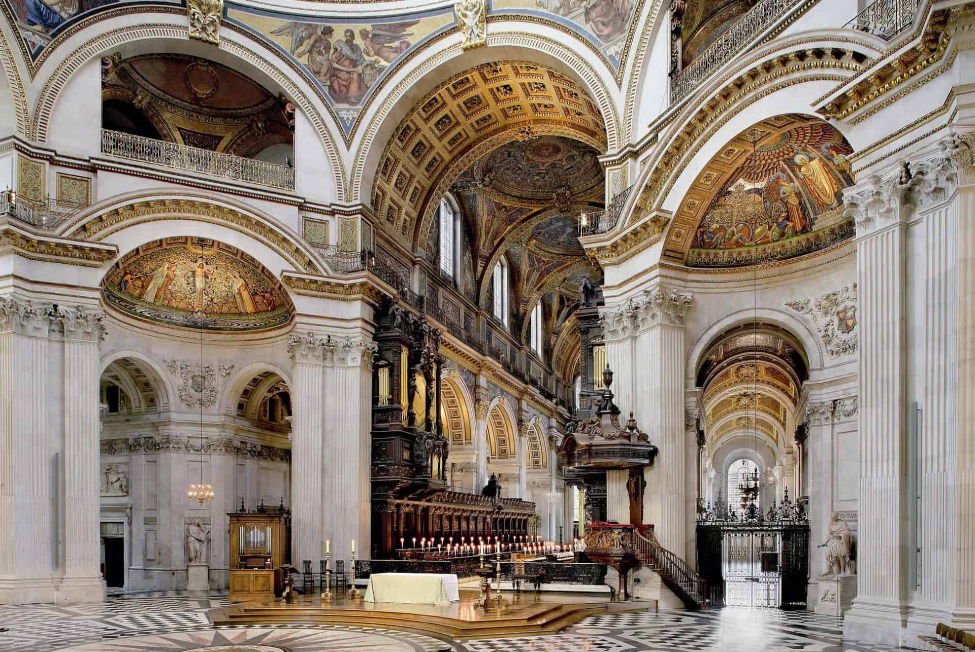 interieur de la cathedrale saint-paul
