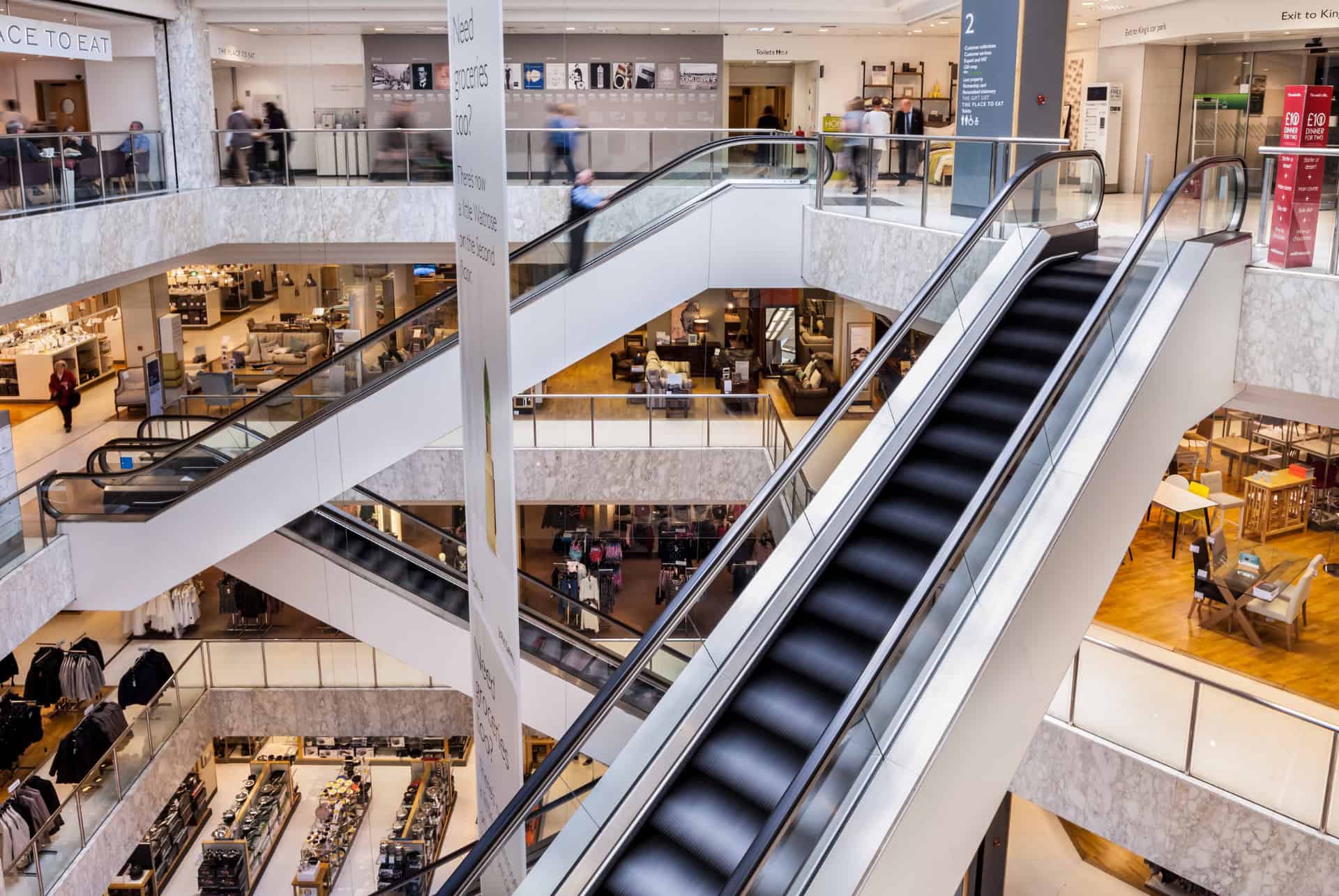 interieur john lewis magasin