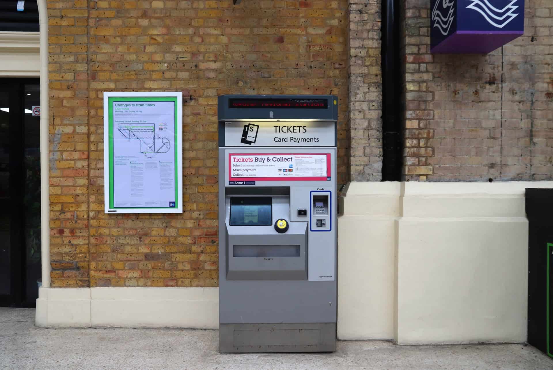 machine tickets de train