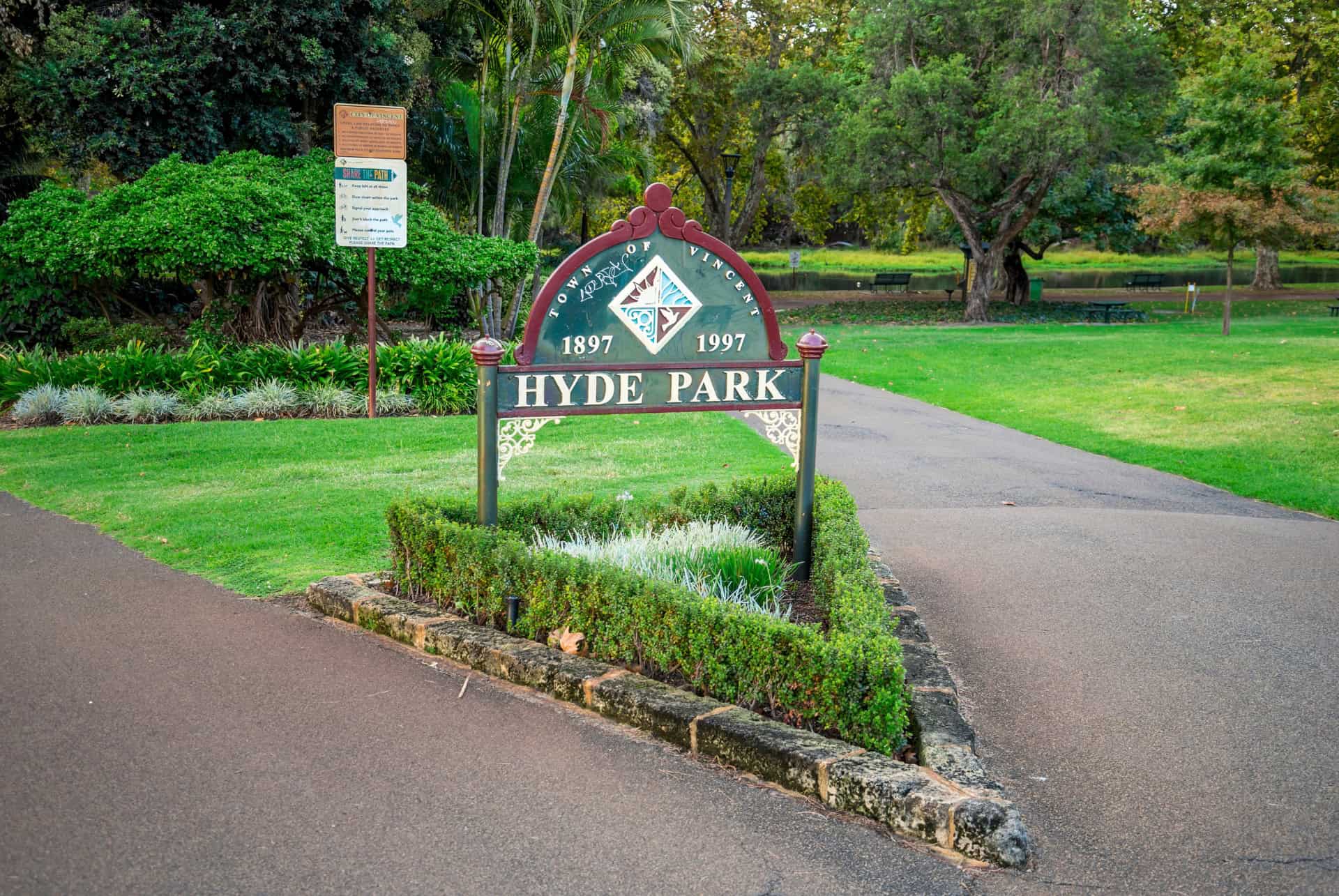 panneau entree de hyde park