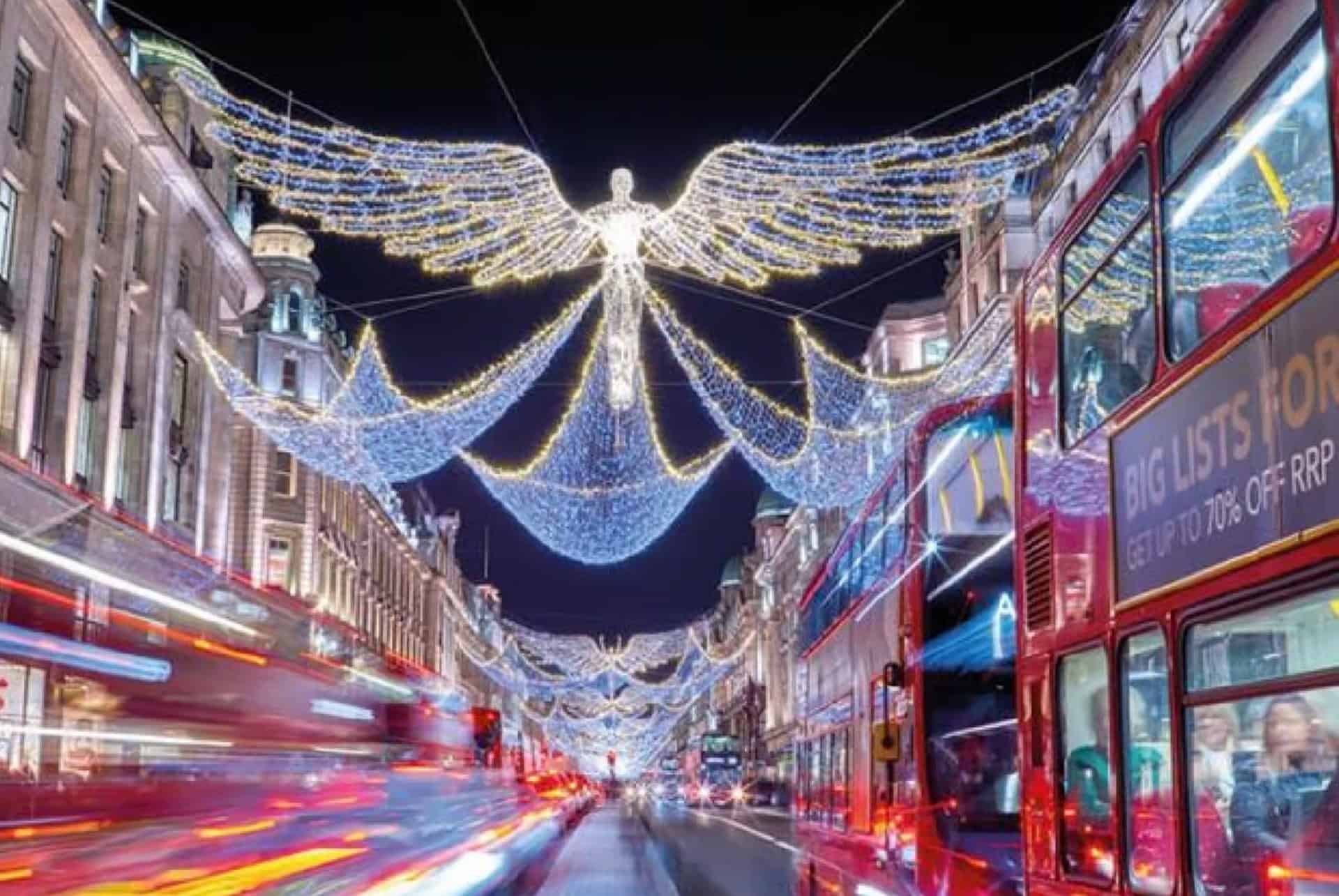 bus illuminations noel londres