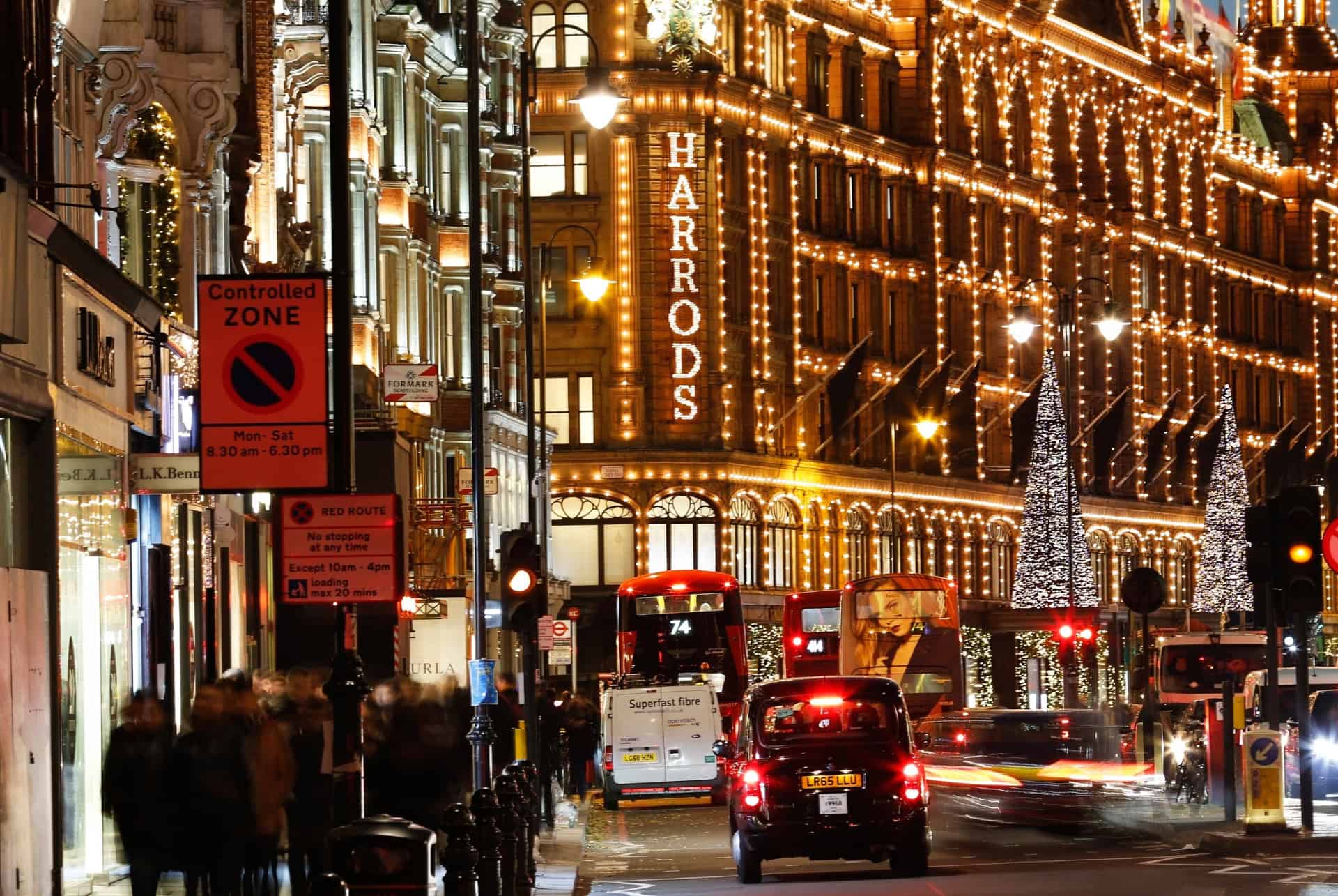 harrods londres nouvel an