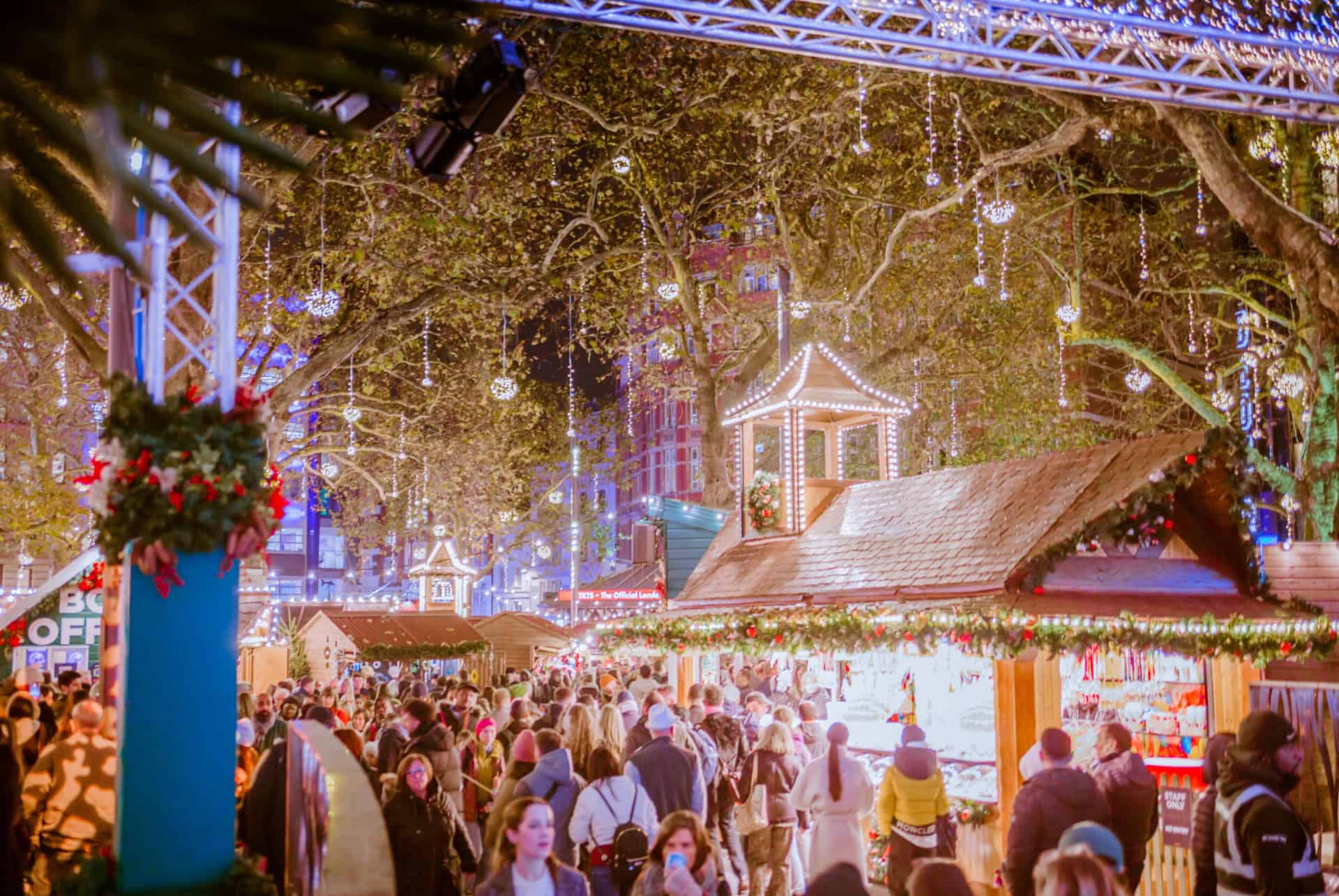leicester square christmas market