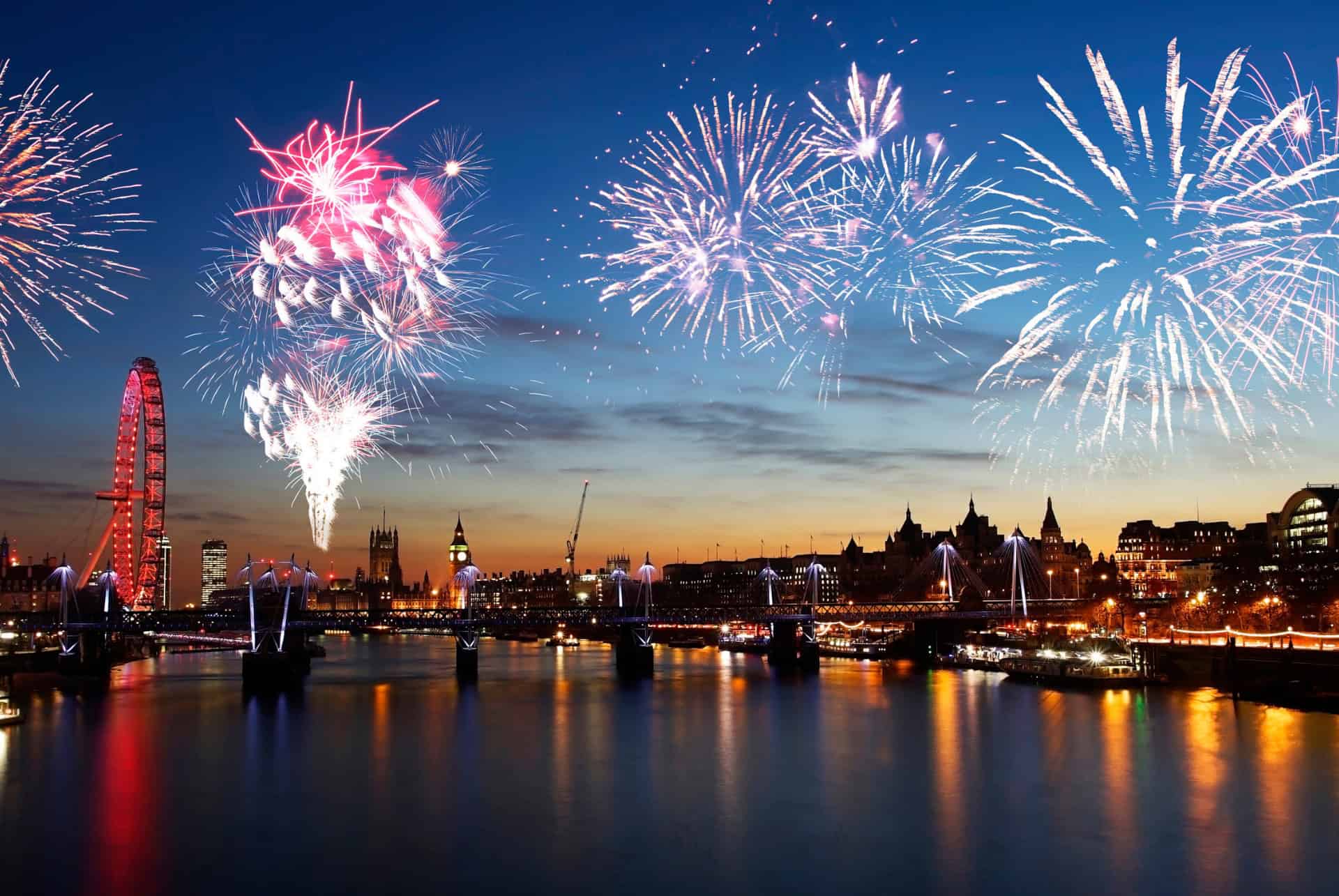 nouvel an a londres feu artifice