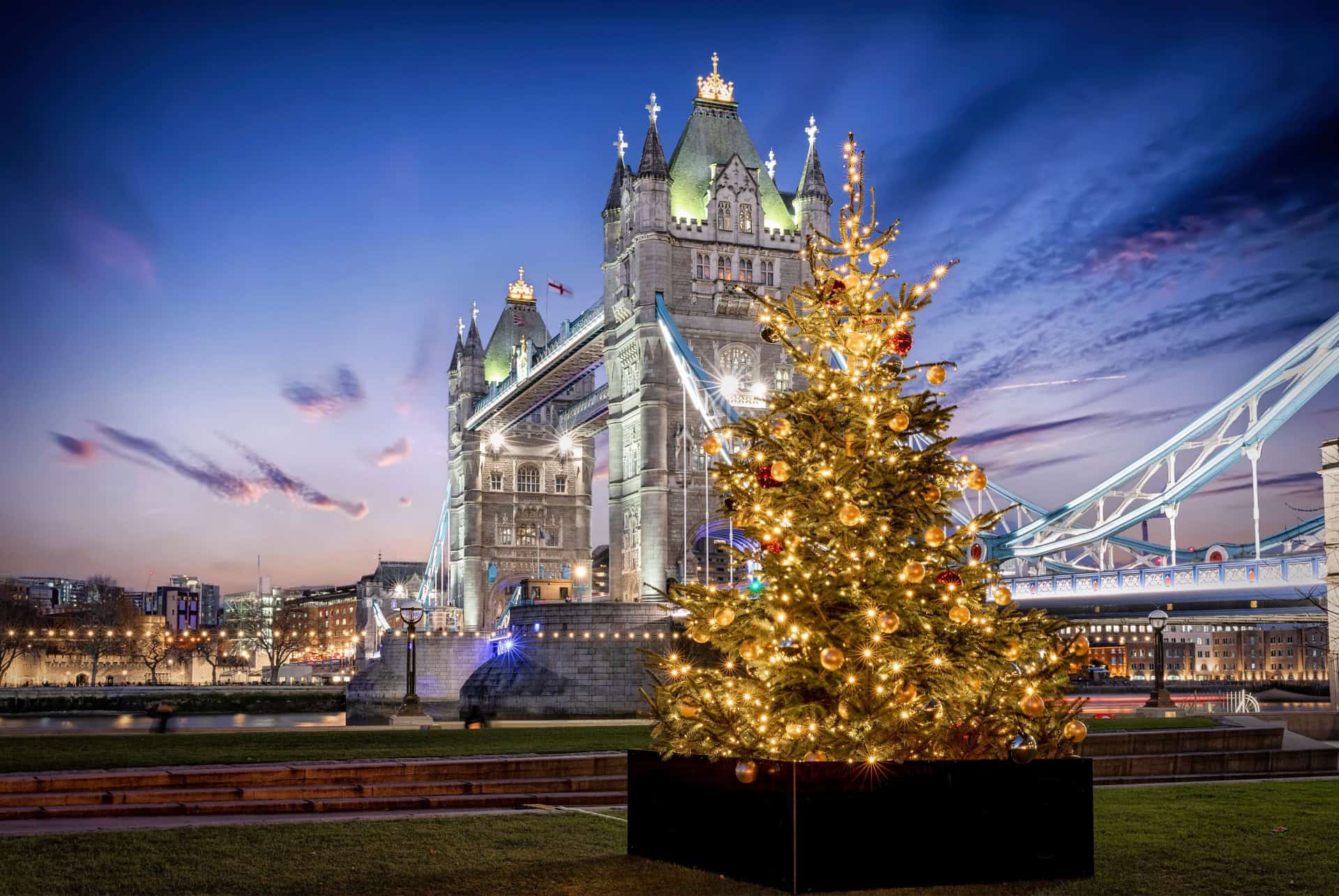 tower bridge noel a londres