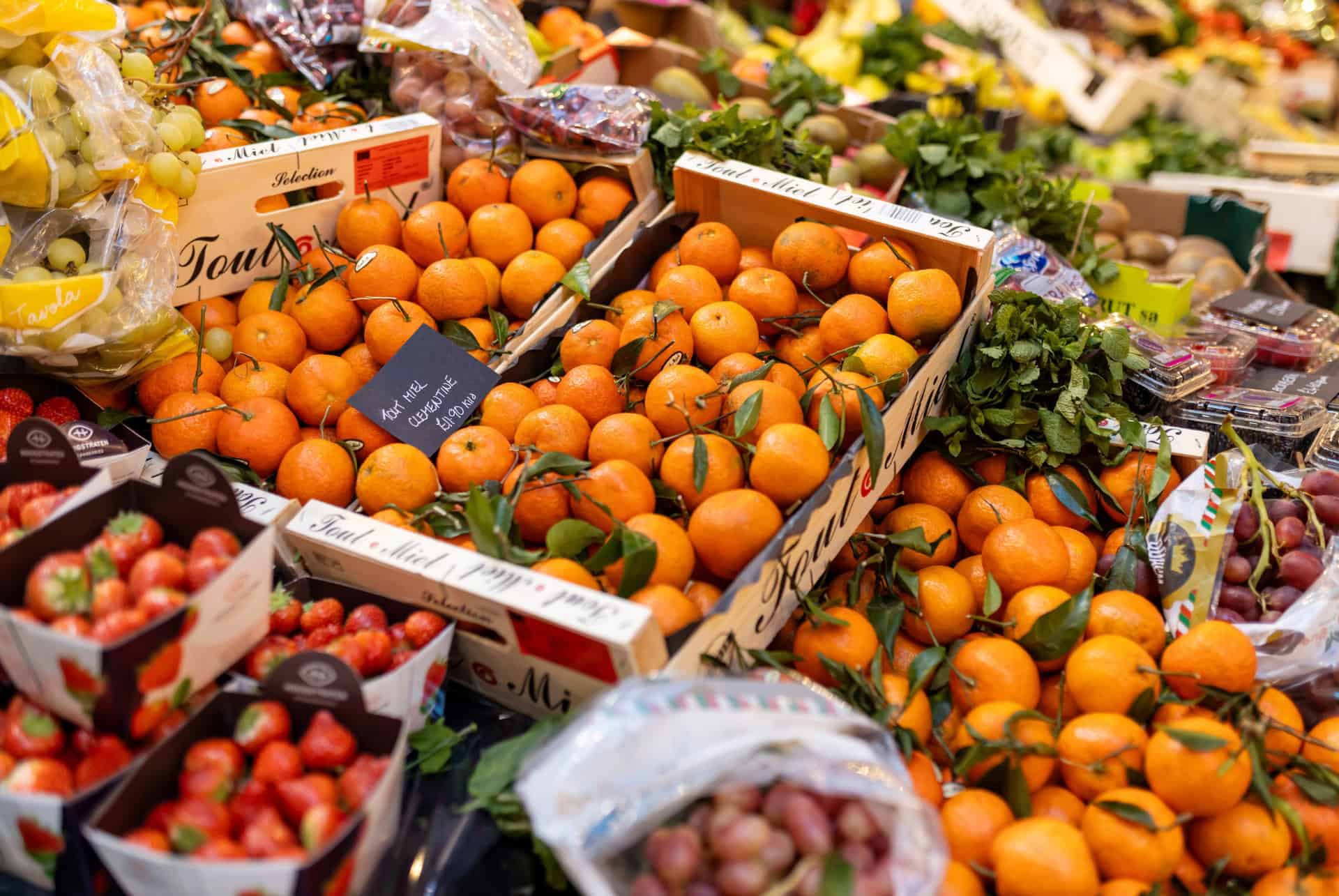 borough market etal de fruits