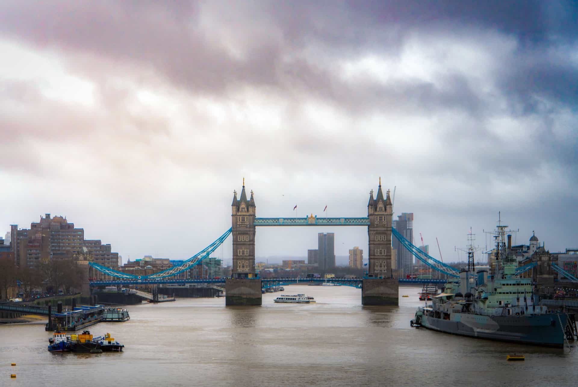 tamise londres en janvier tamise