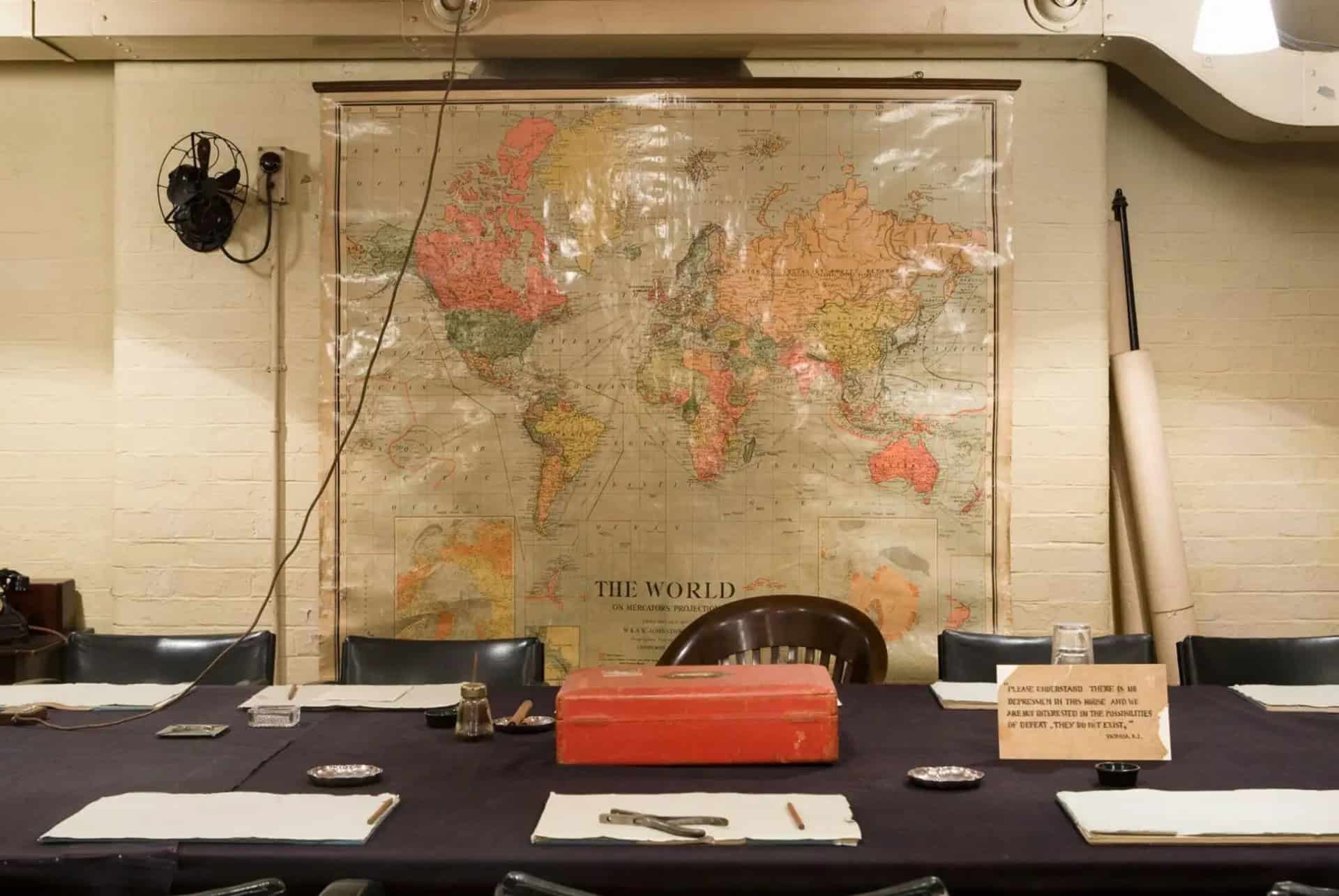 cabinet room churchill war rooms