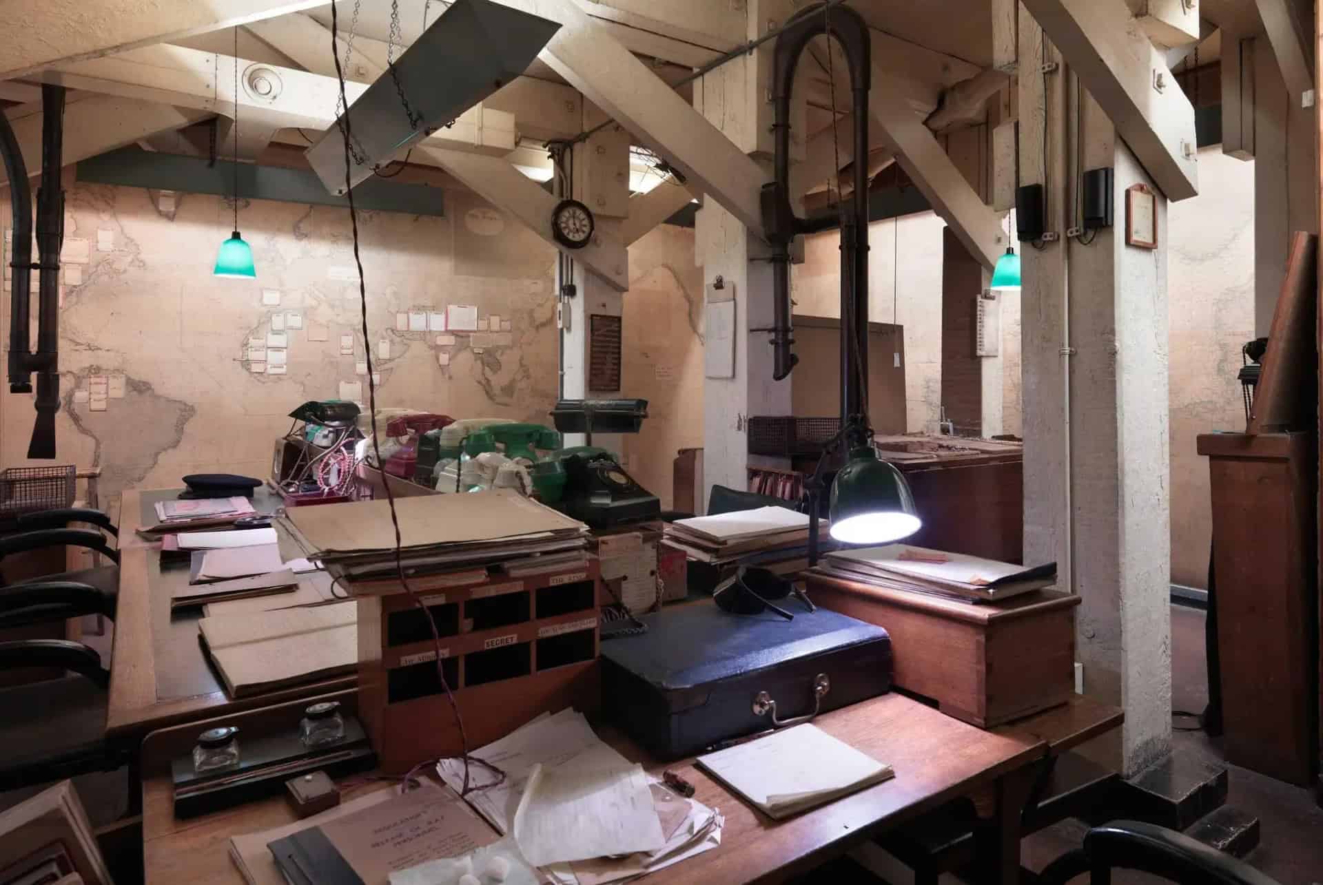 churchill war rooms interieur