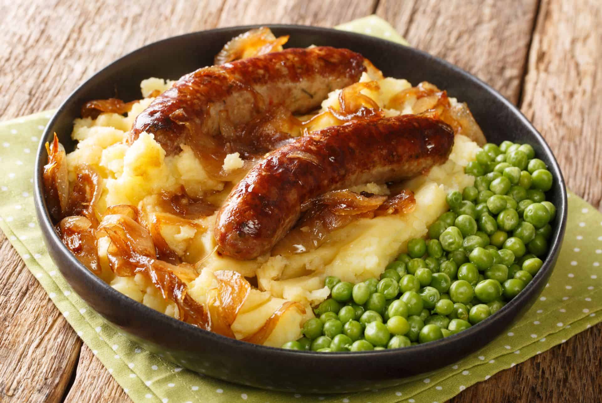 bangers and mash