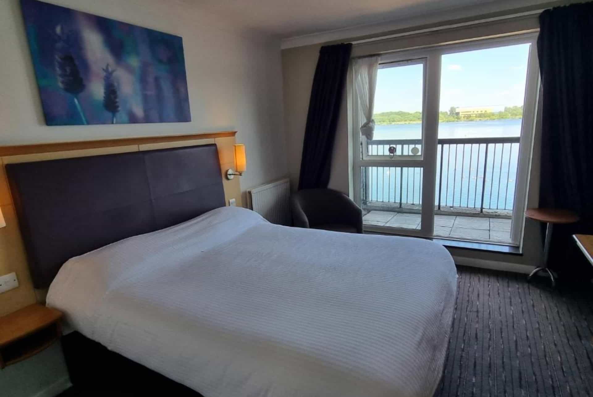 the willen lodge vue depuis le balcon