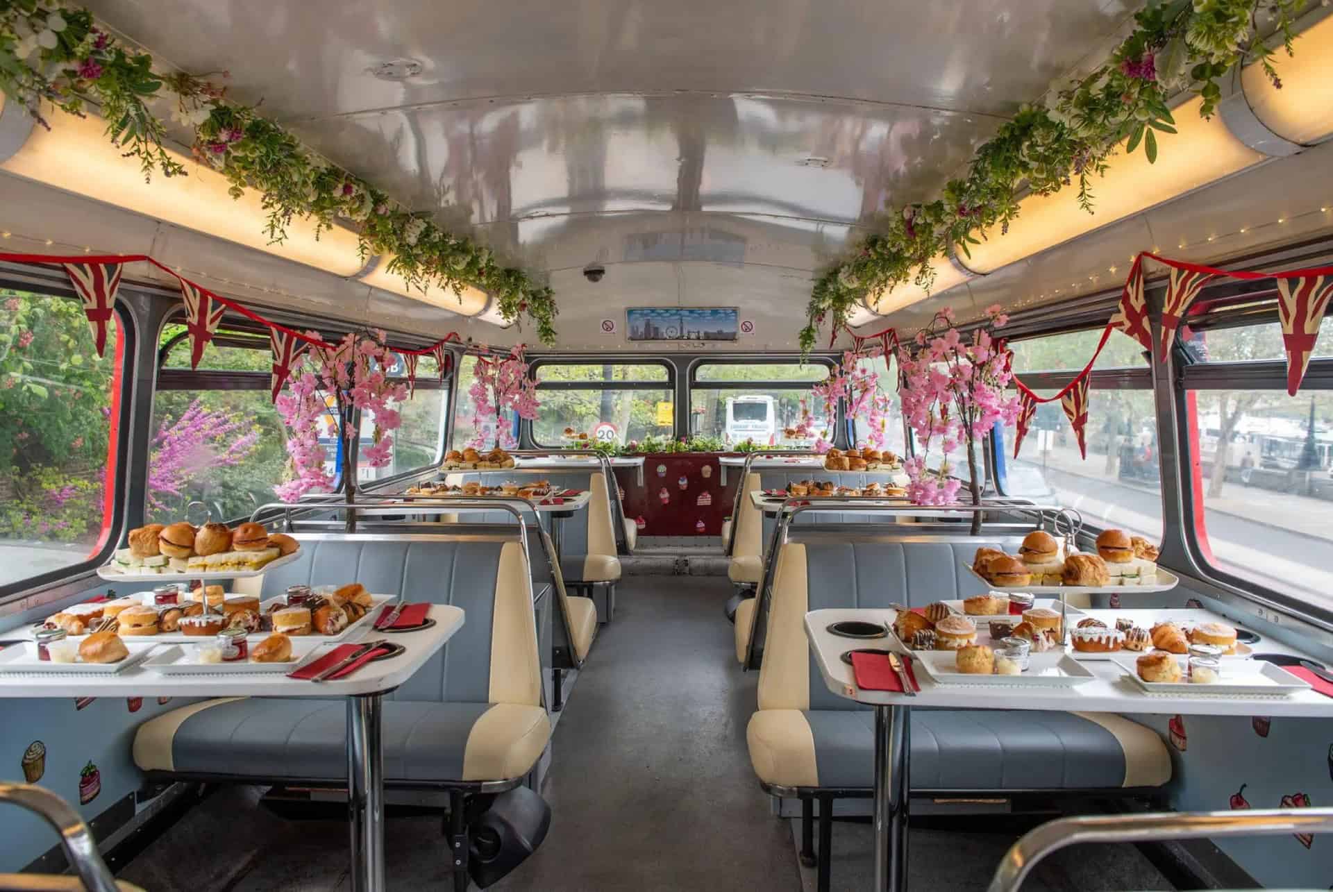 afternoon tea bus tour