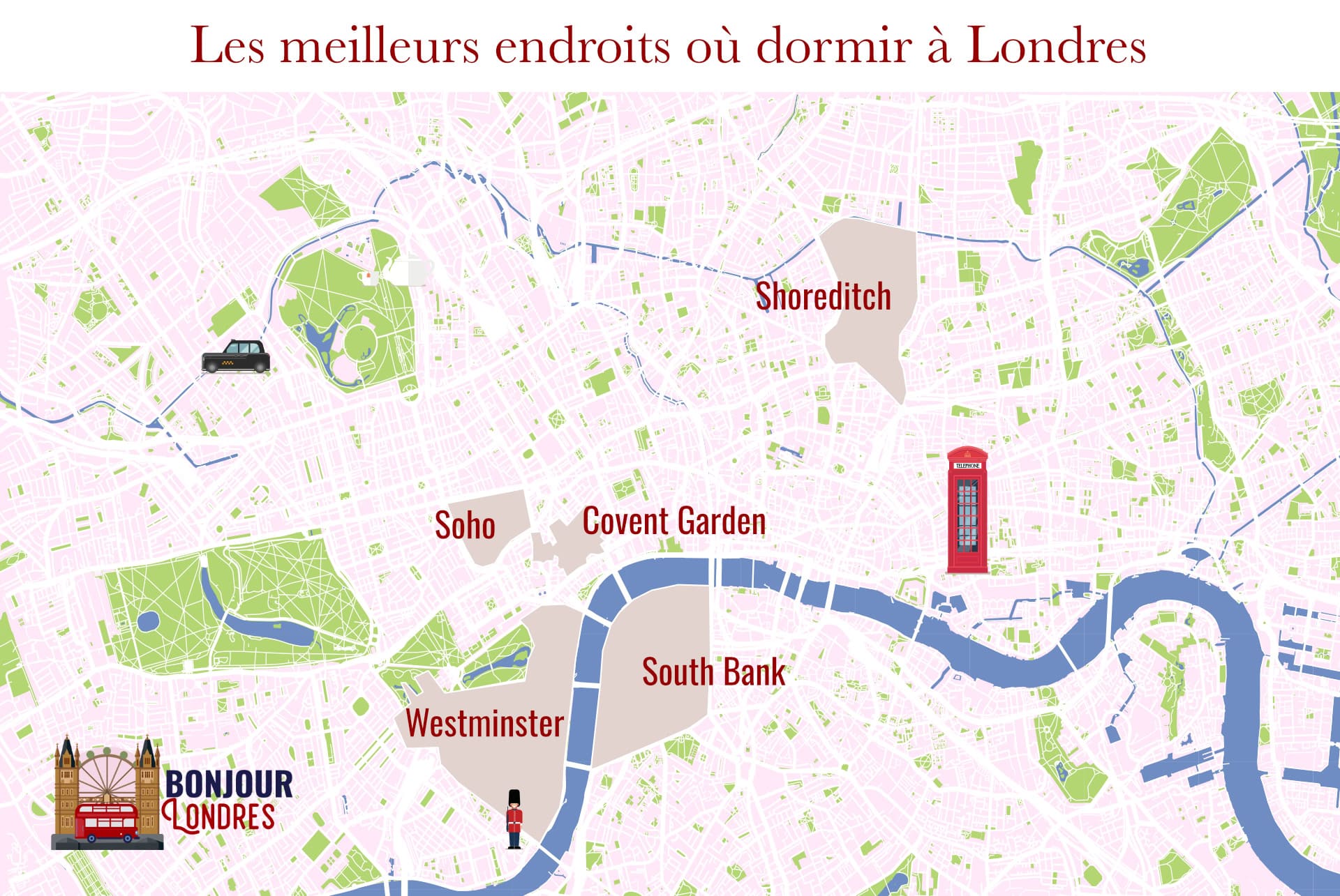 map ou dormir londres